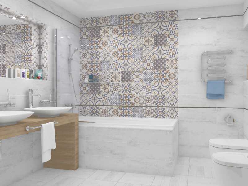 Классический дизайн ванной комнаты