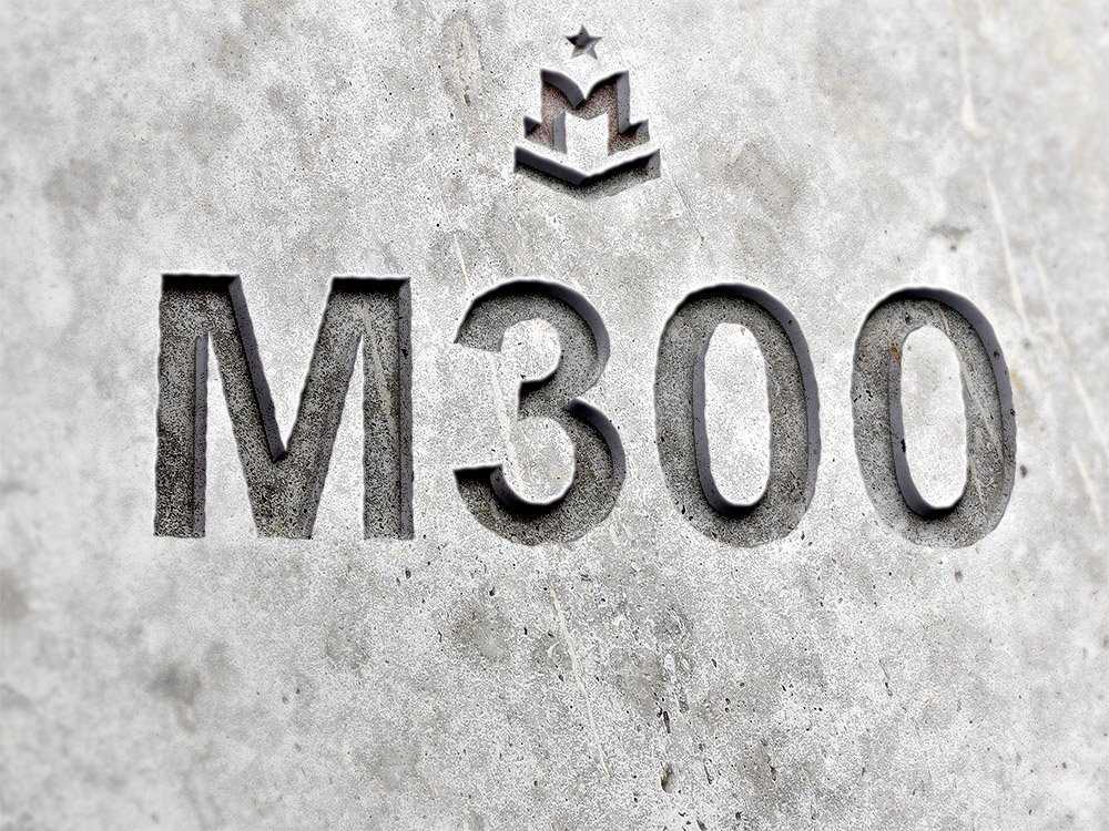 Состав и преимущества бетона М300