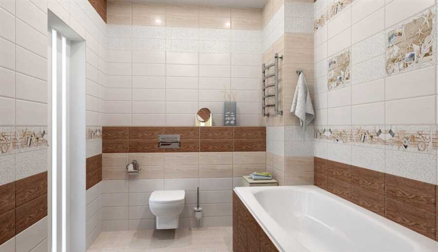 Варианты дизайна с использованием бежевой плитки для ванной комнаты