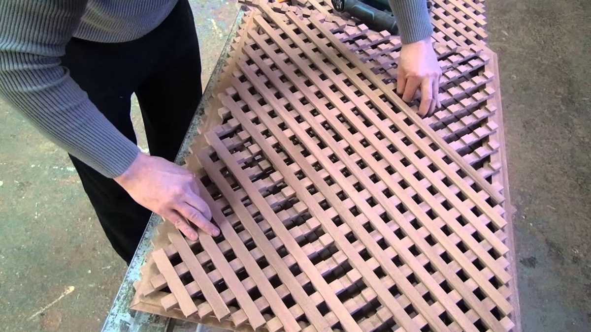 Изготовление деревянных решеток