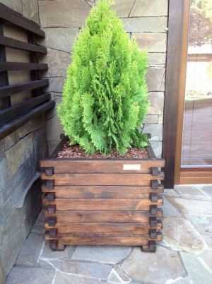 Идеи для садового оформления с использованием деревянных ящиков