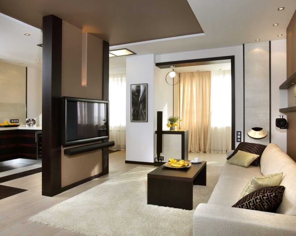 Мебель и декор в современной однокомнатной квартире