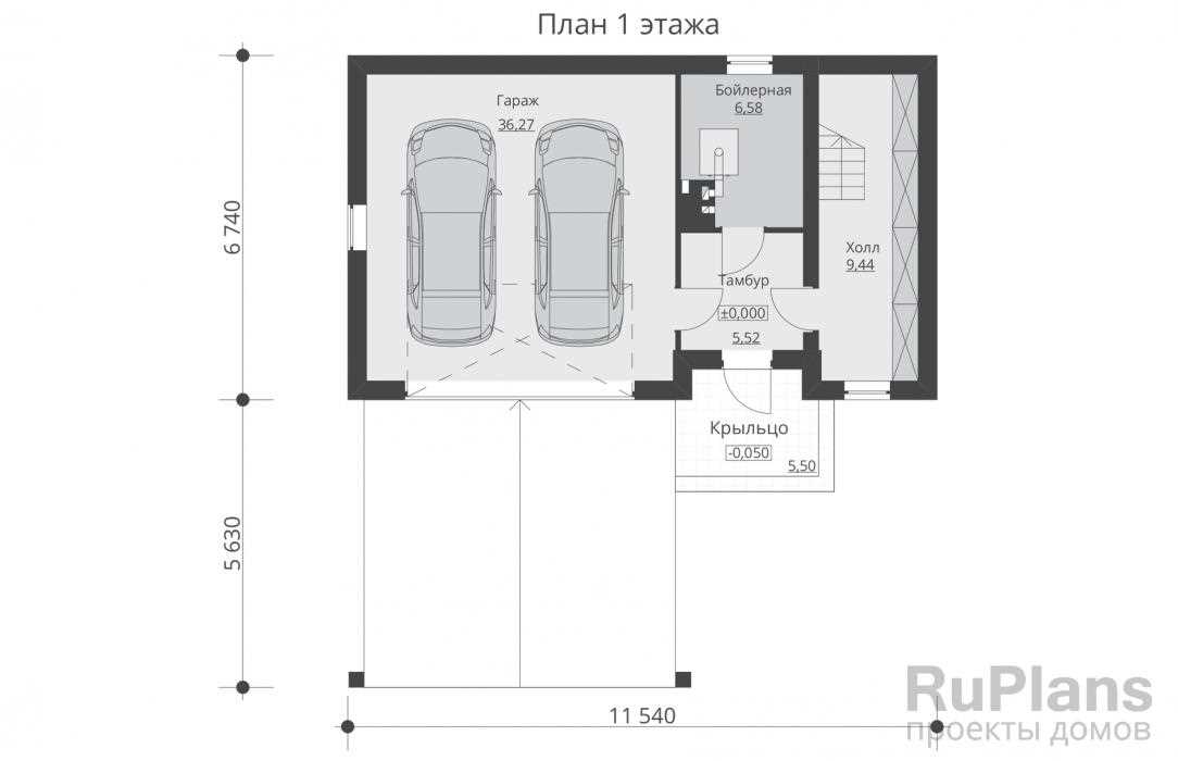 Преимущества двухэтажного гаража