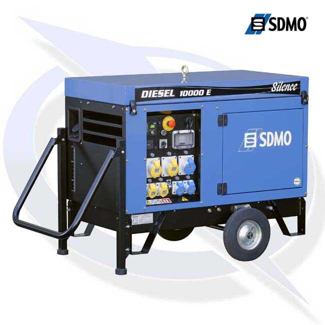Характеристики генераторов SDMO