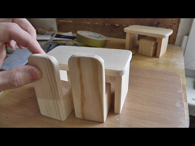Процесс создания мебели из бруса