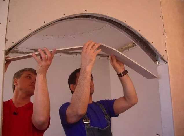 Предварительная подготовка и замеры для арки из гипсокартона
