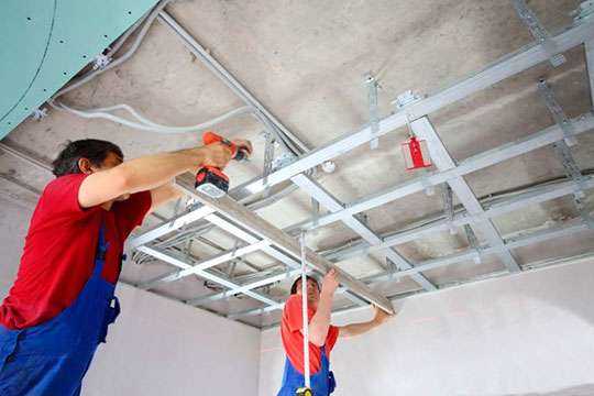Необходимые инструменты для установки подвесного потолка