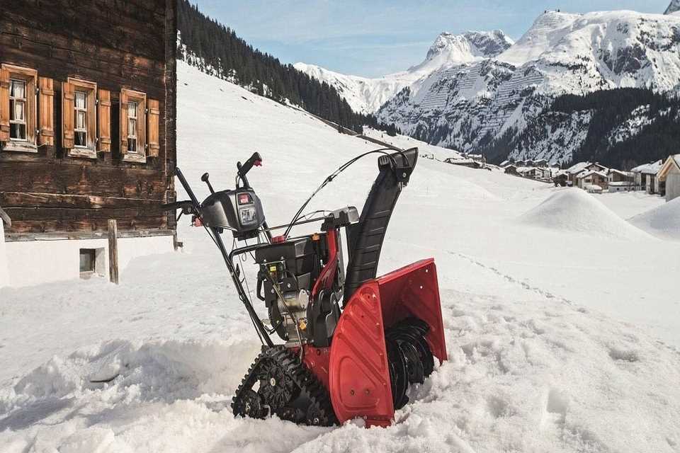 Размер и мощность снегоуборочной машины