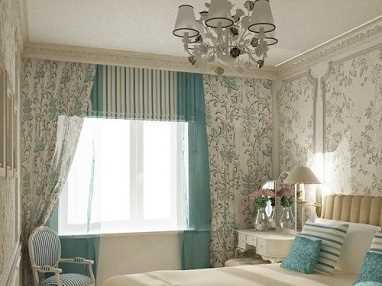 Классические шторы в спальню: основные правила подбора
