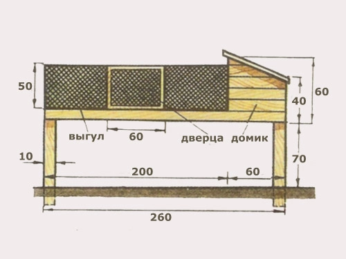 Типы клеток для нутрий