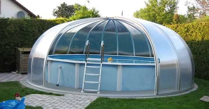 Преимущества установки крыши на каркасный бассейн