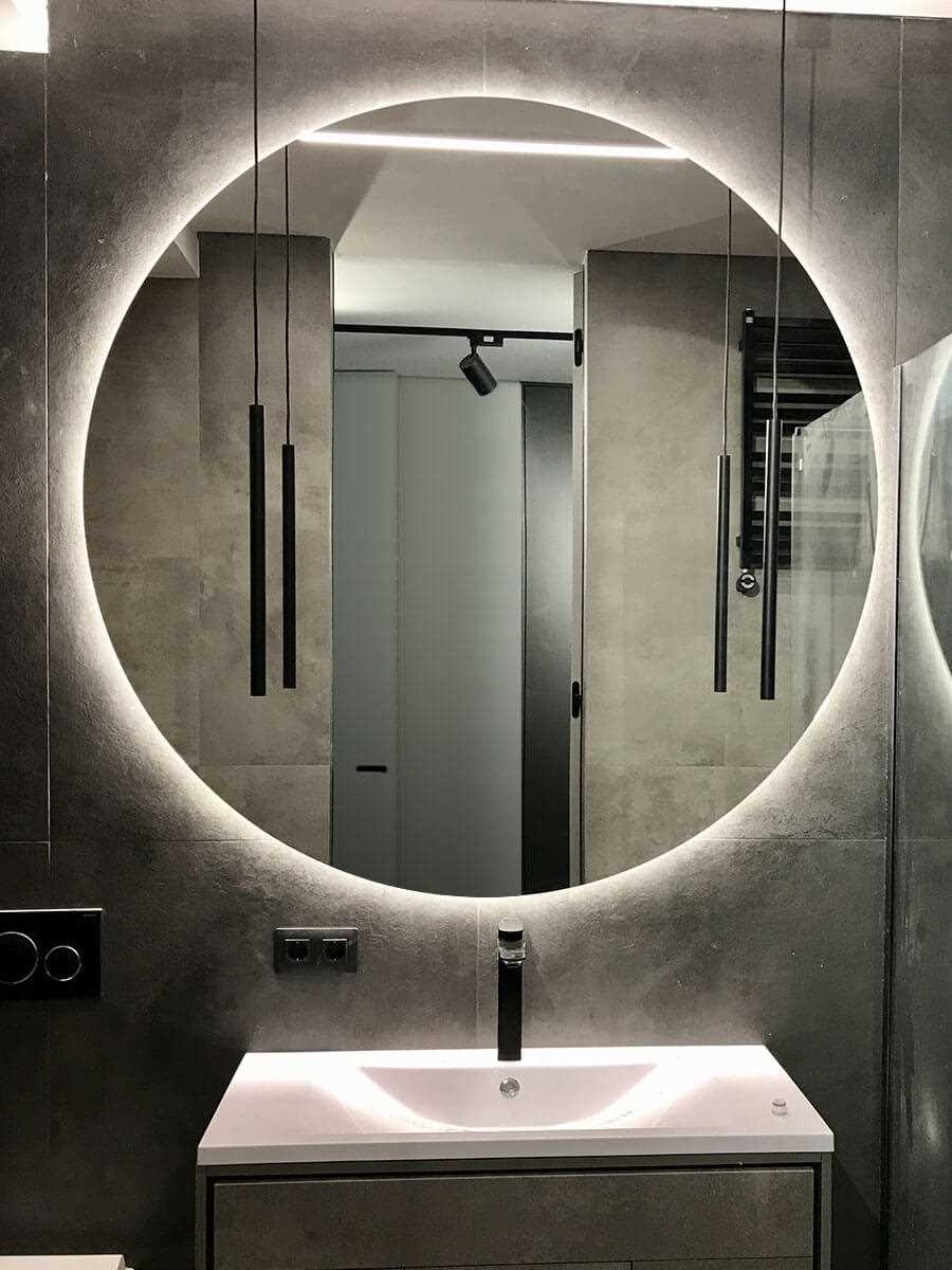 Выбор подходящего круглого зеркала для ванной комнаты