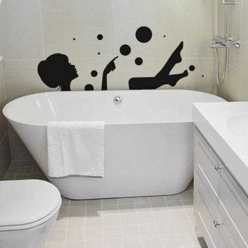 Преимущества использования наклеек с абстрактными узорами в ванной: