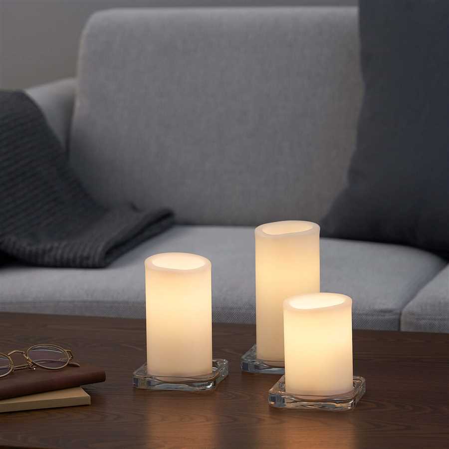 Свечи IKEA для создания уютной атмосферы