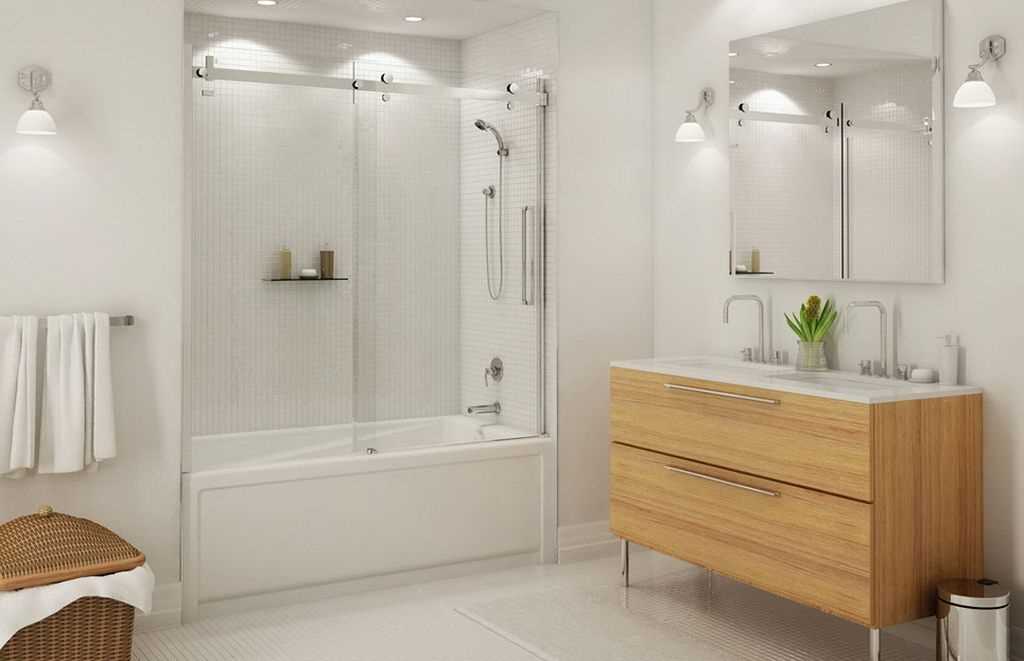 Преимущества стеклянных шторок для ванной комнаты: