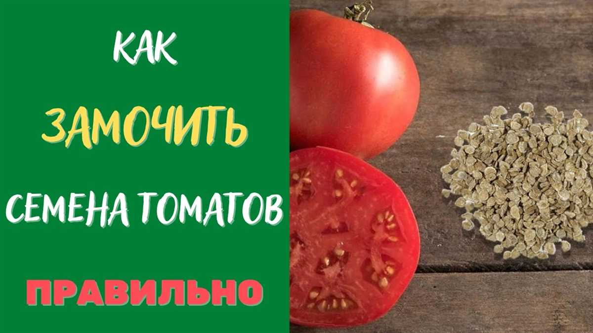 Продолжительность замачивания