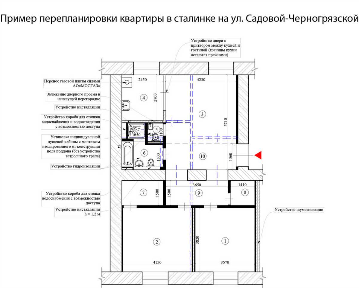 Планировка квартиры перед перепланировкой