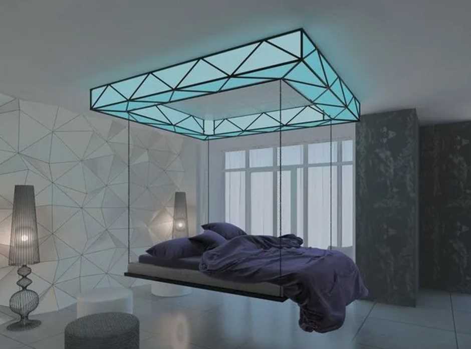 Уникальный дизайн подвесных кроватей