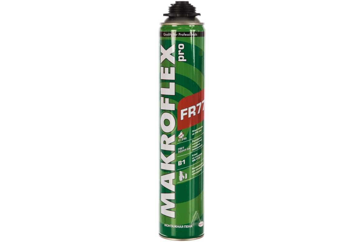 Противопожарная пена Makroflex FR77: преимущества и применение