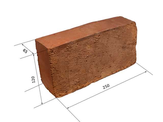 1. Расчет расхода кирпича на один квадратный метр кладки