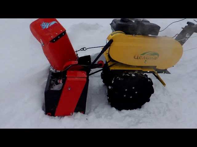 Простота обслуживания и ремонта снегоуборочных приставок 
