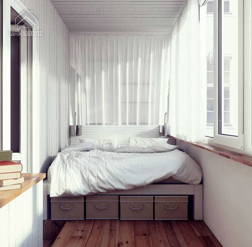 Как превратить балкон в уютную спальню