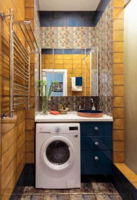 Дополнительные рекомендации по размещению стиральной машины в ванной комнате