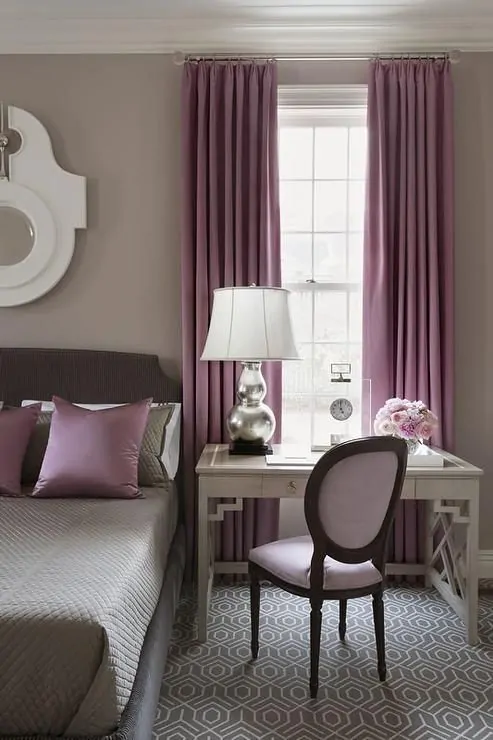 Тонкости выбора фиолетовых оттенков для спальни
