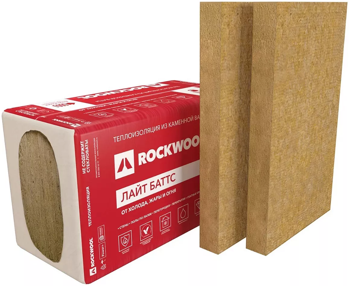 Преимущества утеплителя Rockwool «Кавити Баттс»