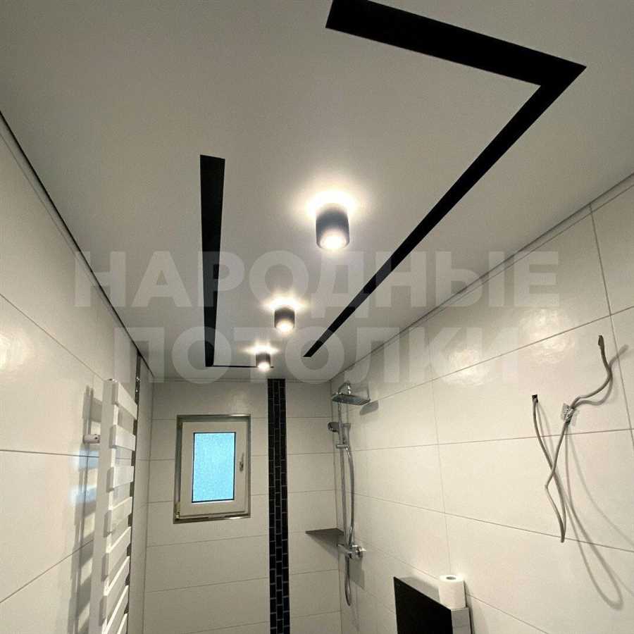 Создайте стильный потолок в туалете: подвесные конструкции