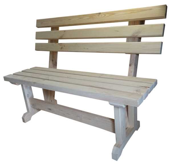 Преимущества деревянных скамеек со спинкой: