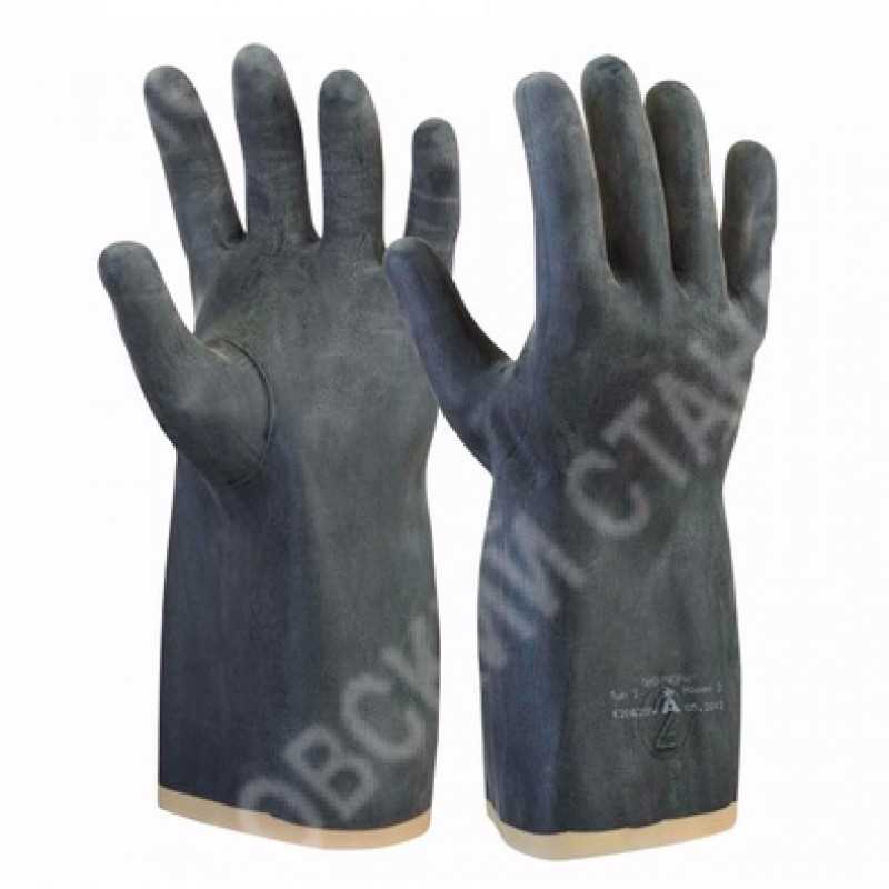 Применение кислотощелочестойких перчаток 1 типа: