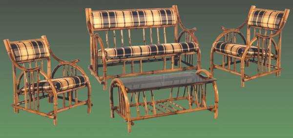 Преимущества мебели из бамбука