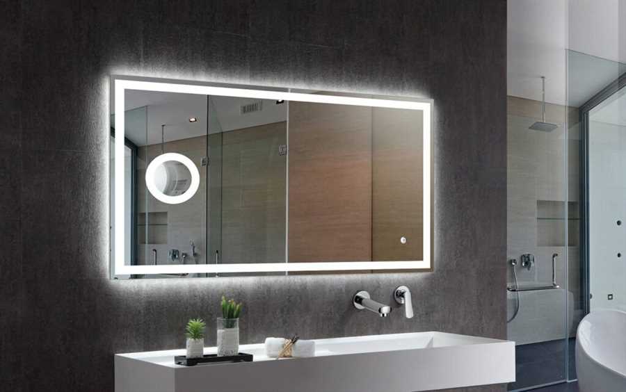 Зеркало для ванной с часами: плюсы и минусы