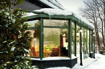 Зимний сад зимой