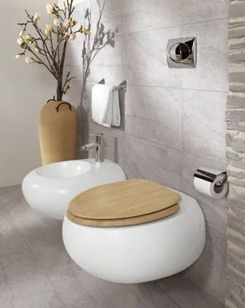 Унитазы. Подвесной унитаз белый