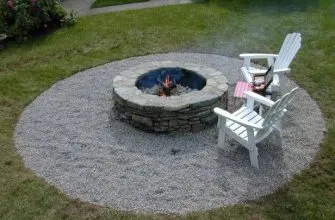 Строительство места для костра