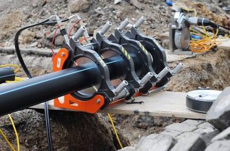 Стыковая сварка пластиковых труб.