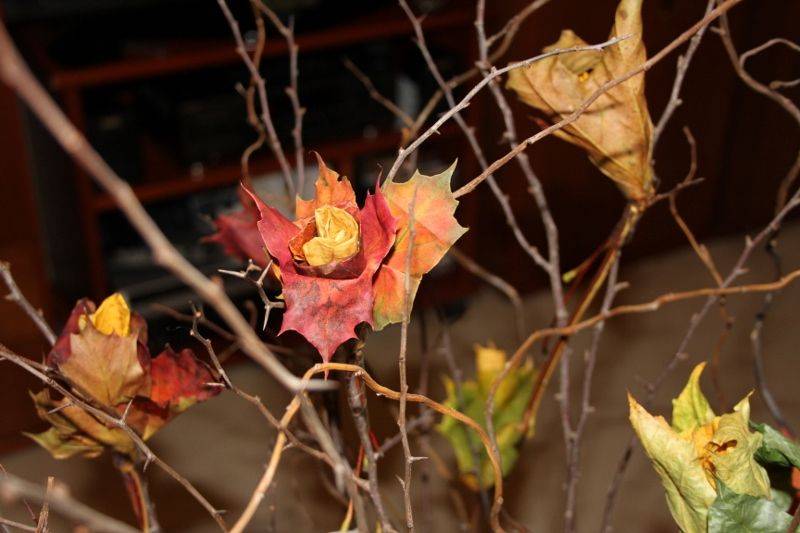 Осенний светильник декор помещения