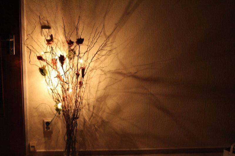 Осенний светильник декор помещения
