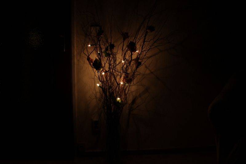 Осенний светильник декор помещения