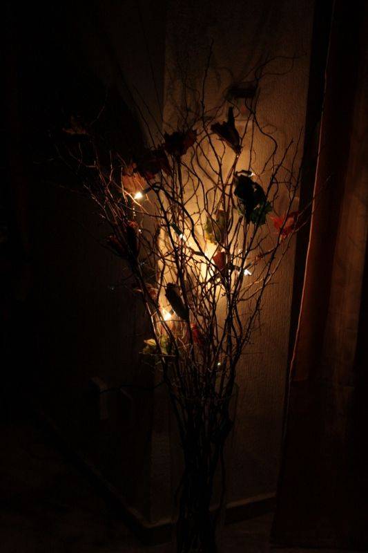 Осенний светильник декор помещения