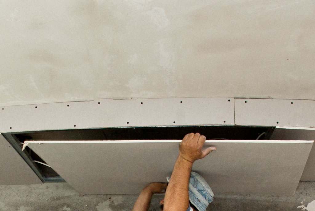 Как сделать гипсокартонную потолочную арку