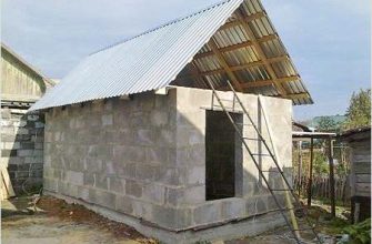 Баня из пеноблоков своими руками