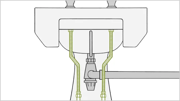 Как установить умывальник