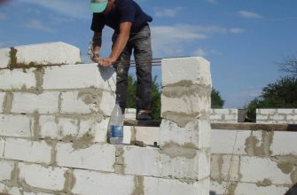 Кладка стен из блоков