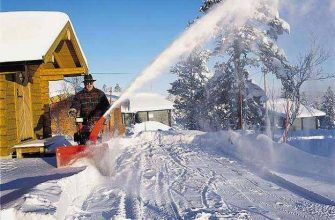 Уборка снега с территории