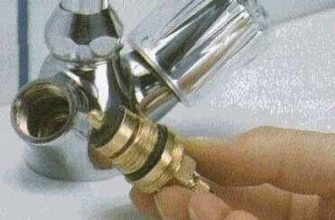 Замена прокладки буксы смесителя