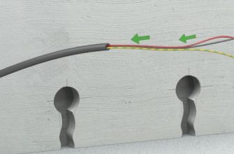 Укладка проводки в бетонную стяжку