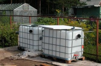 Устройство самодельного септика из еврокубов